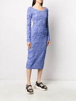 Thumbnail for your product : Kenzo Textured Midi Dress