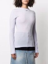 Thumbnail for your product : Off-White logo-print long-sleeve T-shirt