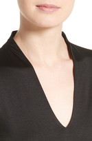 Thumbnail for your product : Akris Long Sleeve Silk Jersey Blouse