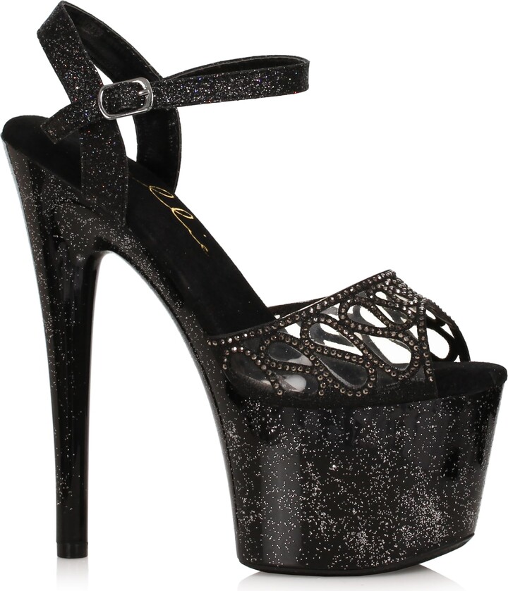 Ellie Shoes Women's 709-UNITY-BLK-8 Heeled Sandal