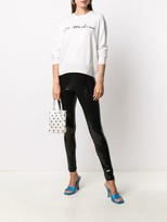 Thumbnail for your product : Love Moschino Lurex Shiny Leggings