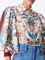 Thumbnail for your product : Alice + Olivia April floral print buttoned blouse