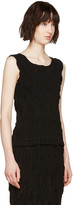 Thumbnail for your product : Issey Miyake Black Twisted Tank Top