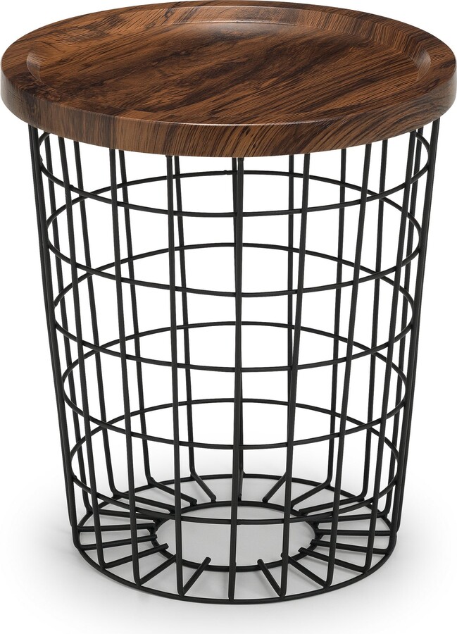 Dunelm Smithson Storage Lamp Table Black ShopStyle