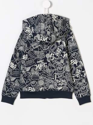 Little Marc Jacobs graffiti print hoodie
