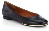 Thumbnail for your product : Givenchy Pebbled Leather Ballet Flats