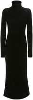 Thumbnail for your product : Jil Sander Turtleneck Velour Dress W/back Cut Out