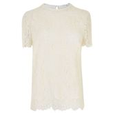 Thumbnail for your product : Victoria Beckham Floral Lace T Shirt