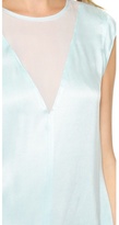 Thumbnail for your product : Rebecca Taylor Cupro Top with V Inset