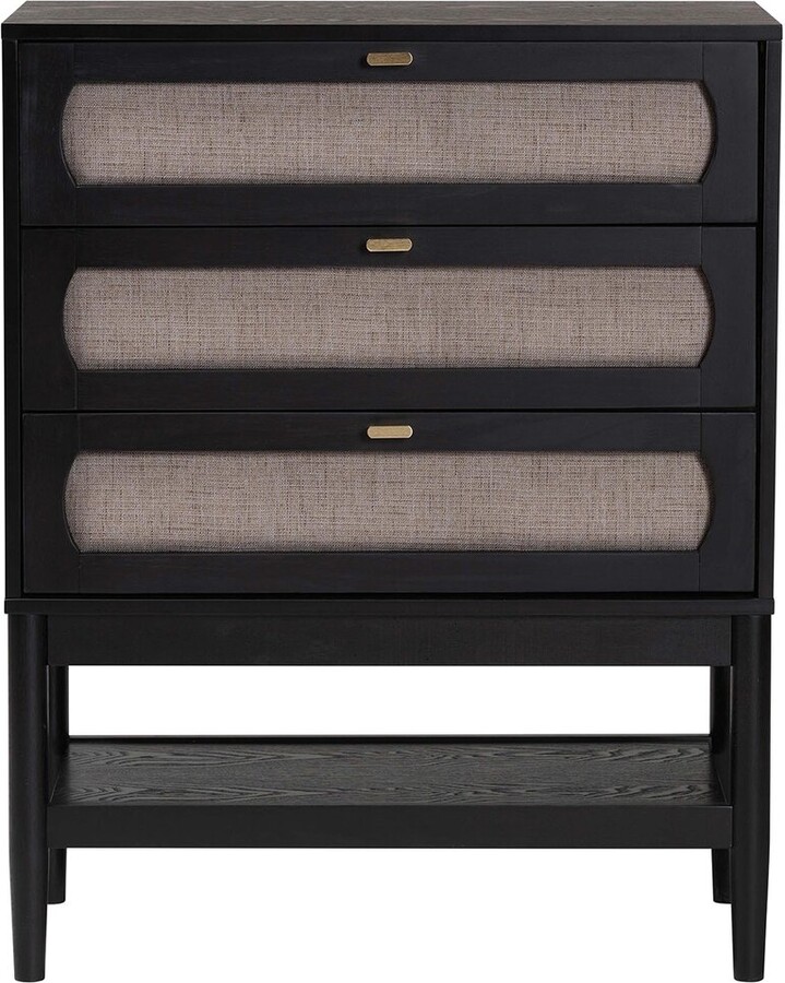 Baxton Studio Shirin Mid-Century 3-Drawer Chest