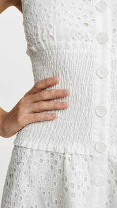 KENDALL + KYLIE Broderie Anglaise Eyelet Dress