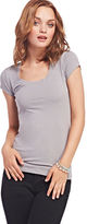 Thumbnail for your product : Wet Seal Solid Scoop Tee