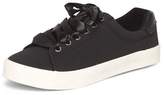 Thumbnail for your product : Evans Black Ribbon Lace Trainers