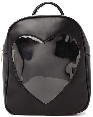 Nasty Gal WANT Un-Break My Heart Vegan Leather Backpack