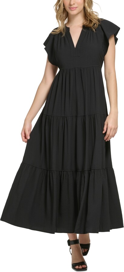 Calvin Klein Maxi Women's Black Dresses | ShopStyle
