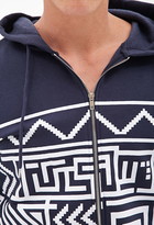 Thumbnail for your product : FOREVER 21 MEN Tribal Print Hoodie