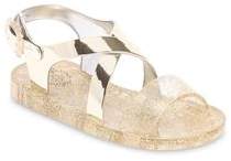 Colors of California Glittered Rubber Sandals