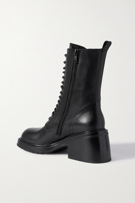 Ann Demeulemeester Heike Leather Ankle Boots - Black
