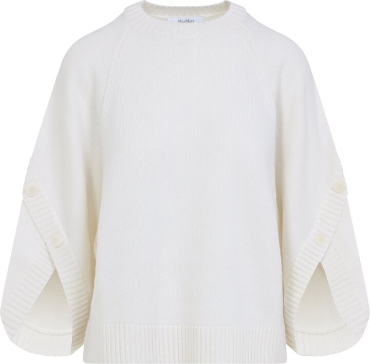 Max Mara Pullover White