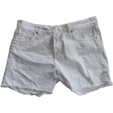 Thumbnail for your product : Balmain PIERRE White Denim / Jeans Shorts