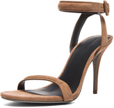 Thumbnail for your product : Alexander Wang Antonia Suede Heels in Beige