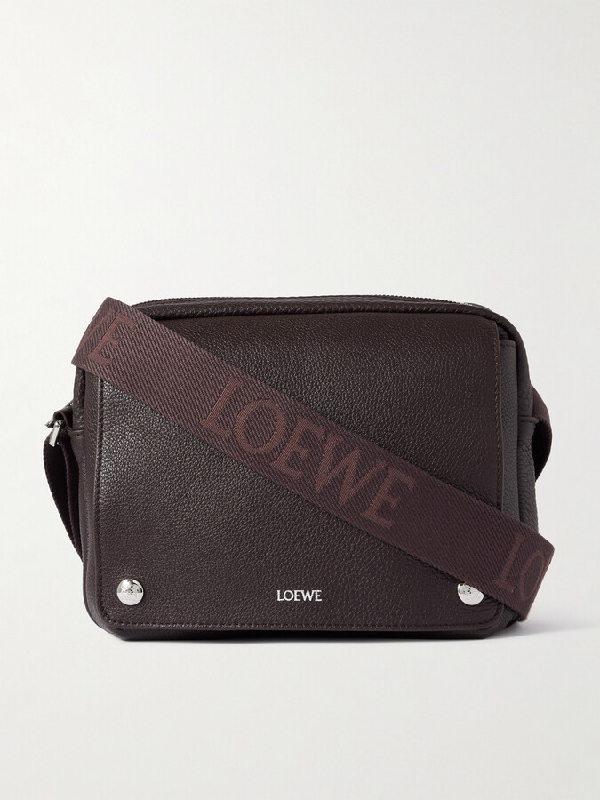 Loewe Pebble XS Full-Grain Leather Messenger Bag