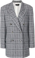 Isabel Marant checked double-breasted jacket