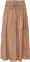 Thumbnail for your product : Ulla Johnson Hilda Stitched Leather Skirt