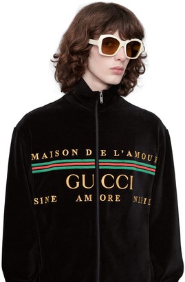 gucci chenille jacket