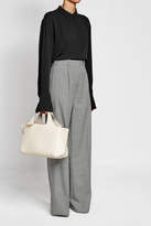 Thumbnail for your product : Victoria Beckham Printed Wool Wide-Leg Pants