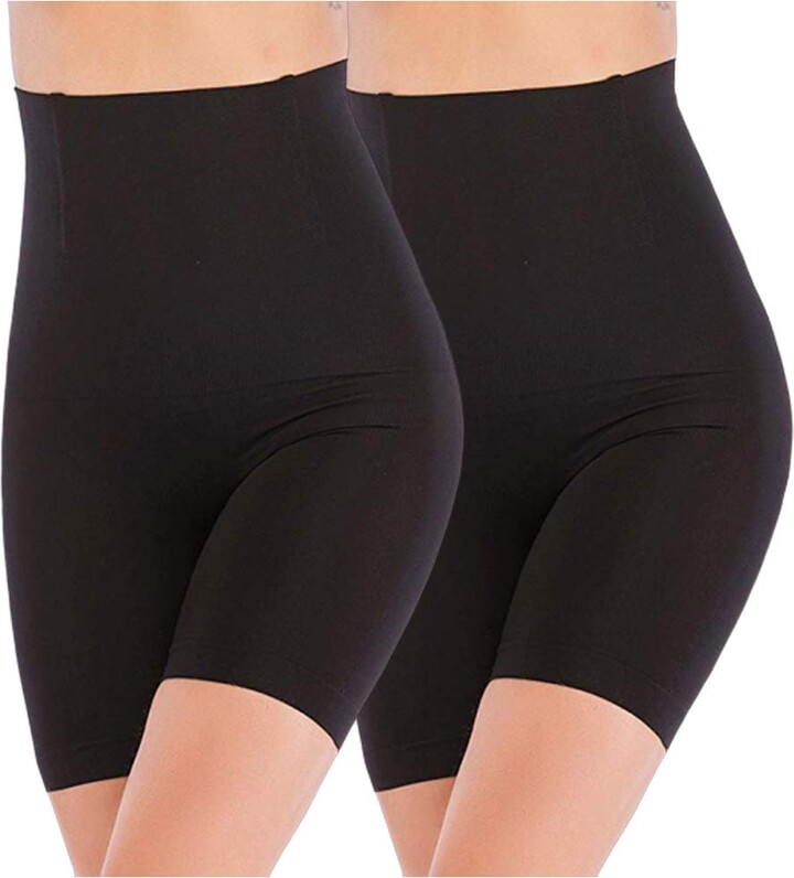 ANGOOL High-Waisted Tummy Control Shapewear Slip Shorts Underwear Leggings  Butt Lifter Slimming Briefs for Women - ShopStyle Knickers