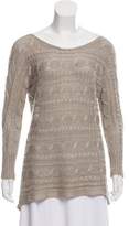 Thumbnail for your product : Alice + Olivia Linen Cable Knit Sweater