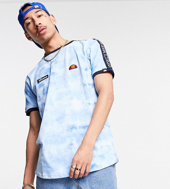 Ellesse fede tie dye t-shirt in blue exclusive to ASOS - ShopStyle