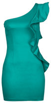 Thumbnail for your product : Fashion Union AX Paris One Shoulder Frill Dress