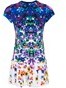 Thumbnail for your product : Roberto Cavalli Purple and Blue Floral Dress
