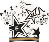 Thumbnail for your product : Dolce & Gabbana Star Print Zip-up Cotton Sweatshirt