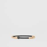Thumbnail for your product : Burberry Leather and Bicycle Chain Belt