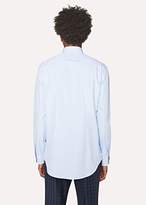 Thumbnail for your product : Paul Smith Men's Tailored-Fit Sky Blue Cotton 'Artist Stripe' Cuff Shirt