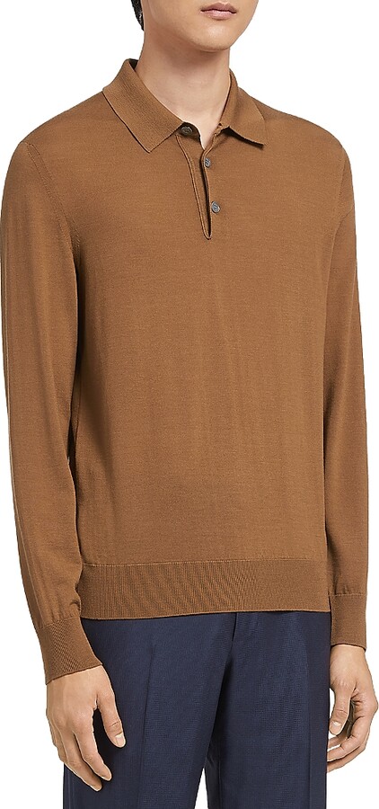 Zegna Vicuna Cashseta Light Polo Shirt