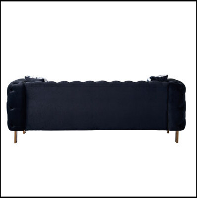 Everly Quinn Chesterfield Modern Tufted Velvet Living Room Sofa