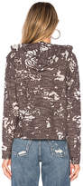 Thumbnail for your product : Bobi Destroyed Knit Cropped Hoodie