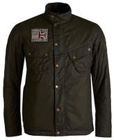 Thumbnail for your product : Barbour Steve Mcqueen 9665 Chest Logo Wax Jacket Colour: OLIVE, Size: