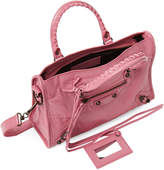 Thumbnail for your product : Balenciaga Pink Classic Metallic Edge City Small Crossbody