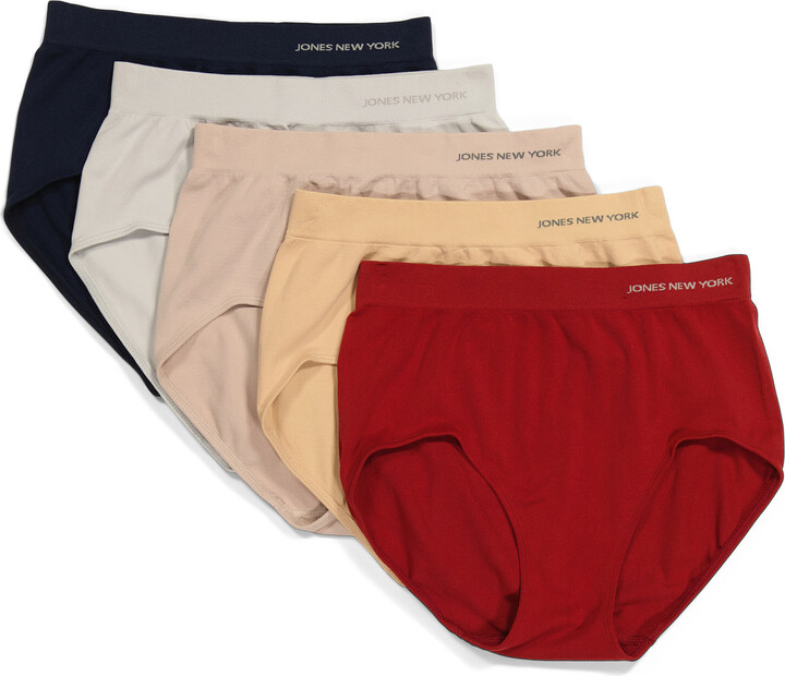 Jones New York Intimates 5pk Seamless Full Briefs ShopStyle Panties