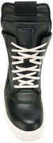 Thumbnail for your product : Rick Owens Geobasket leather hi-top sneakers