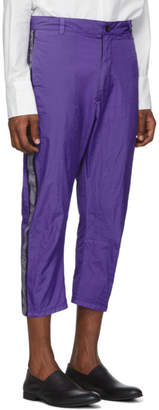 Robert Geller Purple The Nyala Trousers