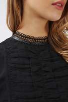 Thumbnail for your product : Topshop Sleeveless lace shell