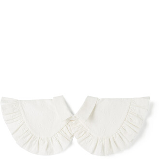 SHUSHU/TONG SSENSE Exclusive Kids White Oversized Ruffle Collar
