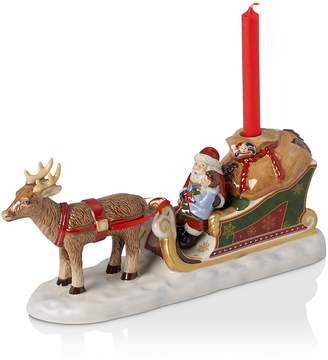 Villeroy & Boch North Pole Express Sleigh With Santa Figurine Votive