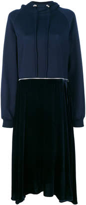 Cédric Charlier contrast sweatshirt dress